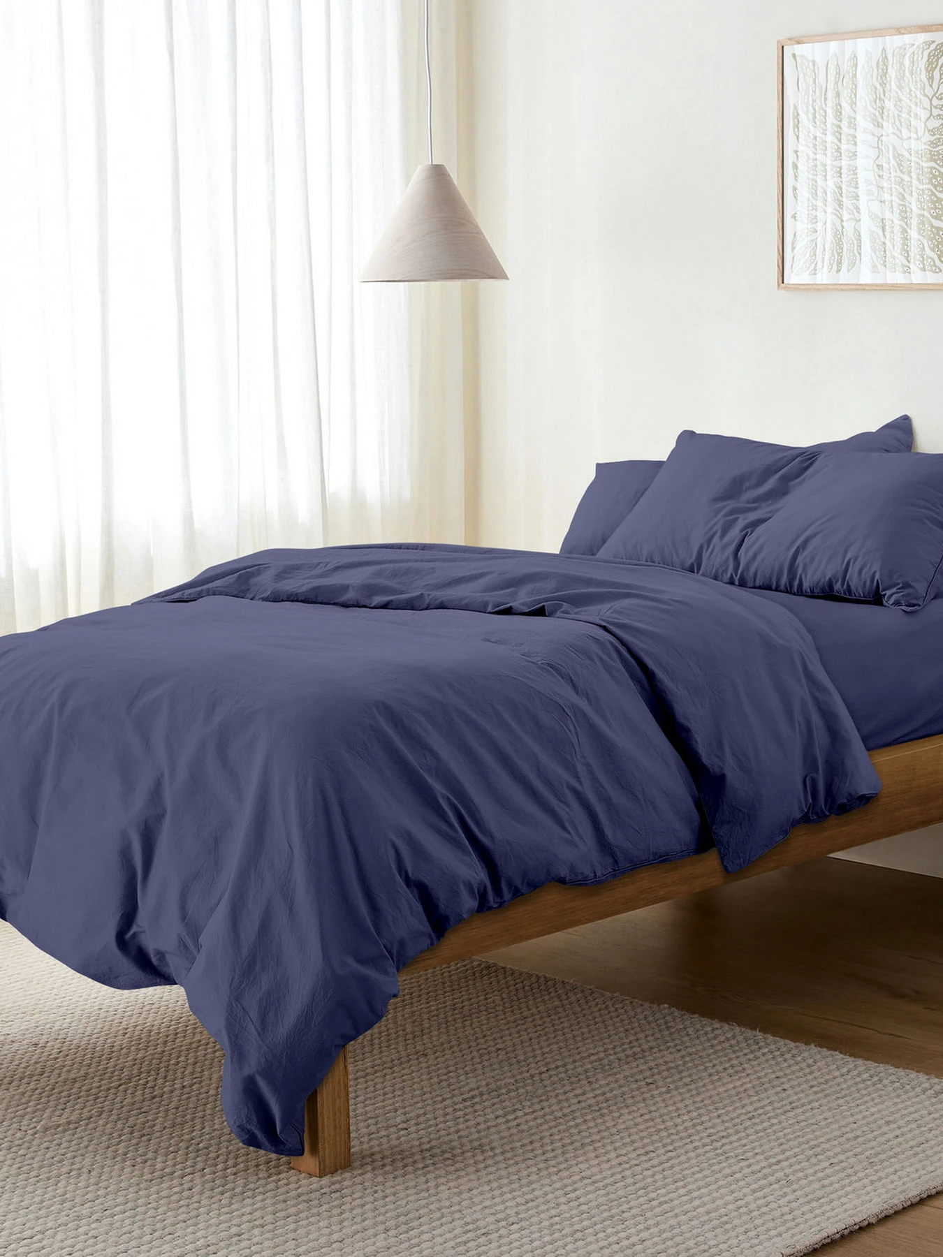 Дитяча постільна білизна в ліжечко NIGHT Cosas модель Ranfors_Blue_El80-Blue_140 Дитяча постільна білизна в ліжечко NIGHT Cosas модель Ranfors_Blue_El80-Blue_140 Фото