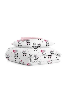 Детское постельное белье в кроватку PANDA Cosas модель PandaLoveRose_El80-Dots_140 Фото