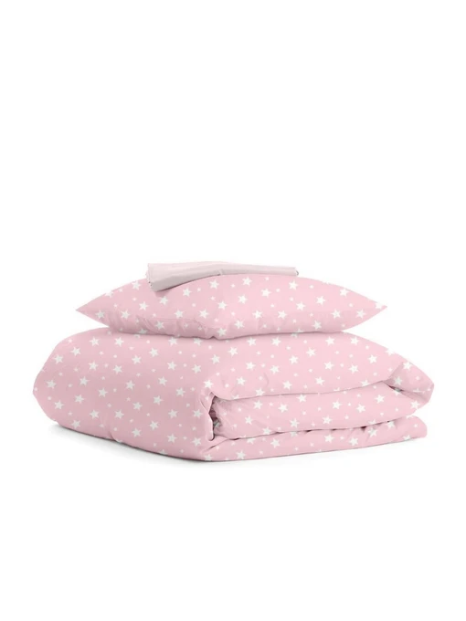 Детское постельное белье в кроватку ROSE STARFALL Cosas модель StarfallRose_Rose_140 Фото