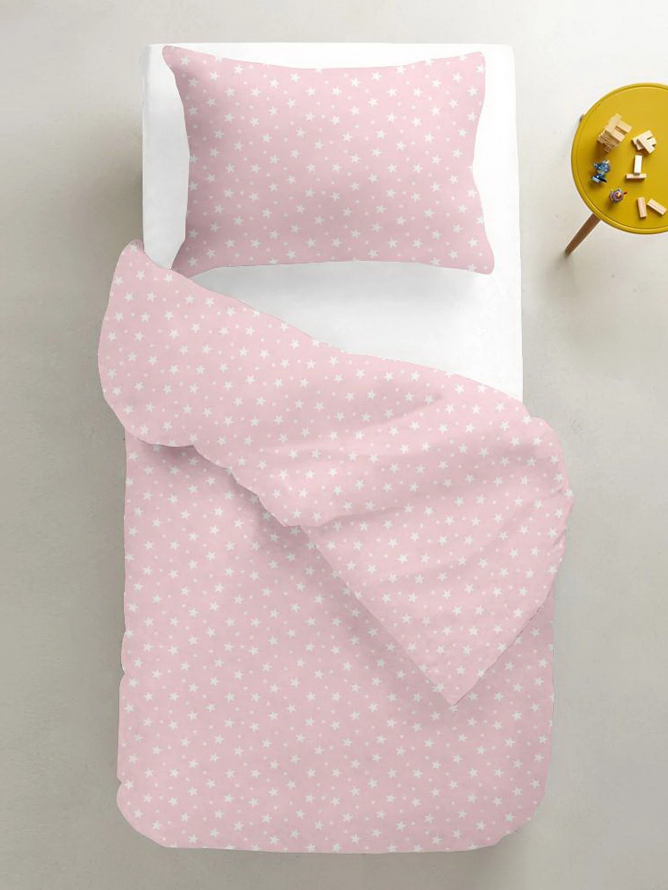 Детское постельное белье в кроватку ROSE STARFALL Cosas модель StarfallRose_White_140 Фото