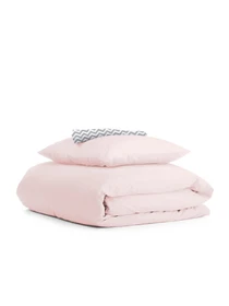 Детское постельное белье в кроватку SAKURA Cosas модель Ranfors_Rose_ZigGrey_140 Фото