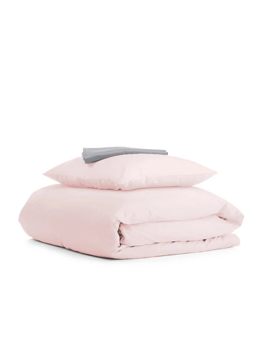 Дитяча постільна білизна в ліжечко SAKURA Cosas модель Ranfors_Rose_Grey_140 Фото