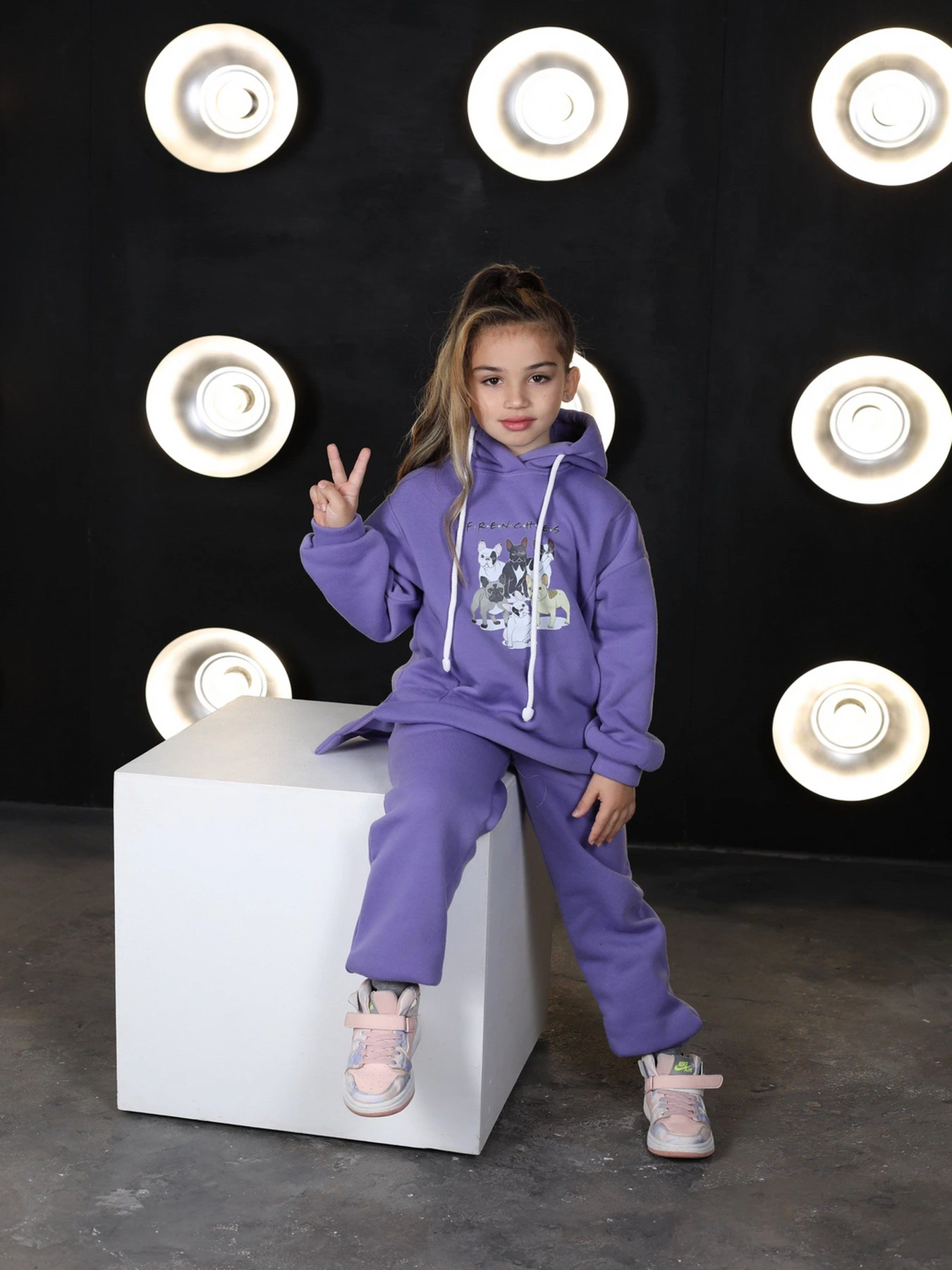 Костюмы ISSA Plus модель CD-470_lilac Фото