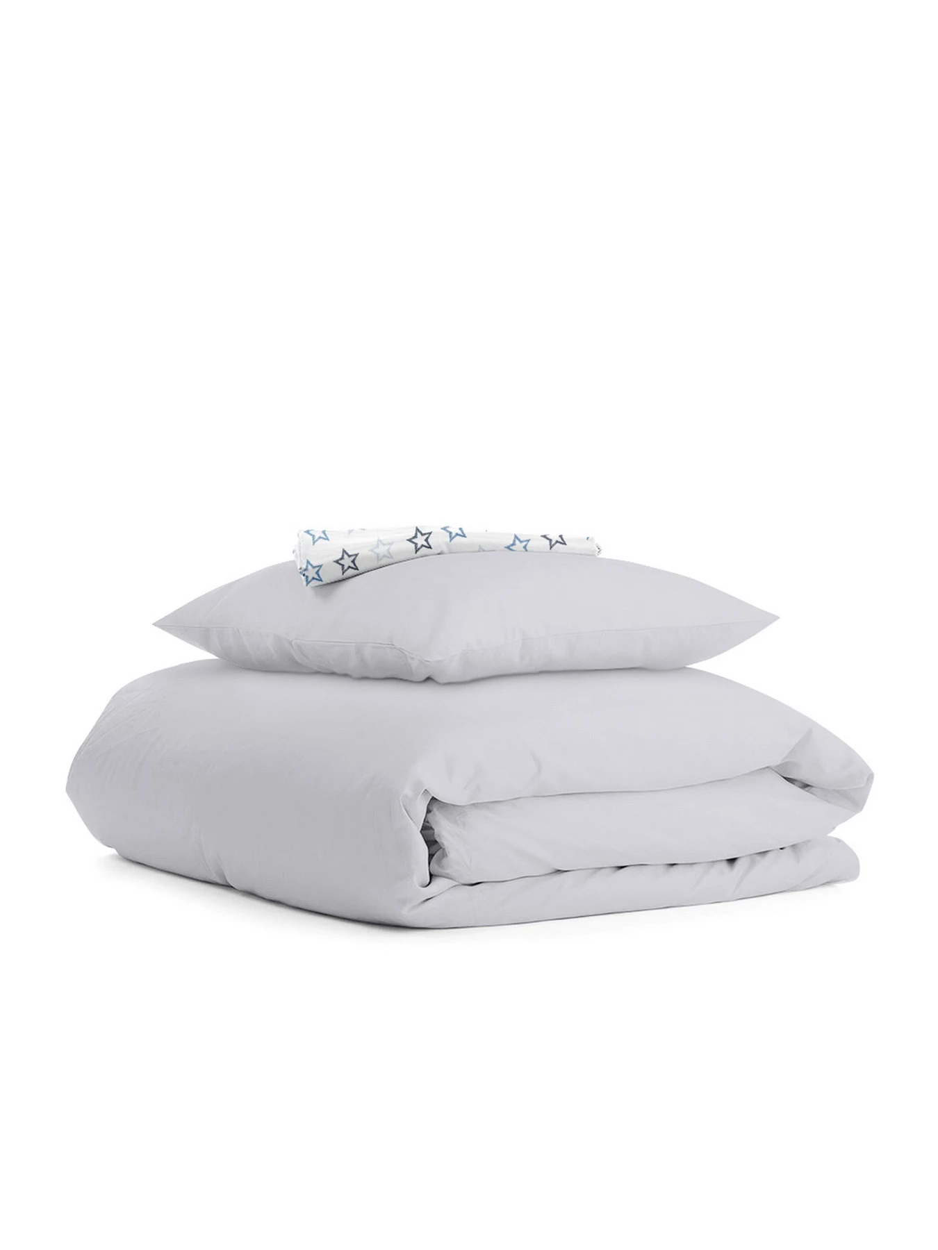 Детское постельное белье в кроватку SMOKY STAR Cosas модель Ranfors_Grey_StClGreyBlue_140 Детское постельное белье в кроватку SMOKY STAR Cosas модель Ranfors_Grey_StClGreyBlue_140 Фото