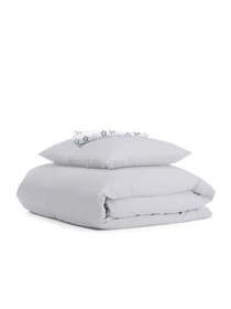 Детское постельное белье в кроватку SMOKY STAR Cosas модель Ranfors_Grey_StClGreyBlue_140 Фото