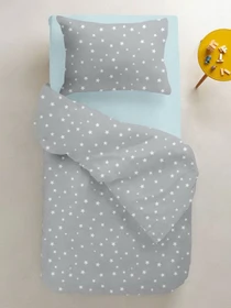 Детское постельное белье в кроватку STAR Cosas модель StarGW_El80-LightBlue_140 Фото