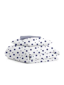 Детское постельное белье в кроватку BIG STAR Cosas модель StarBigBlue_LineBlue_140 Фото