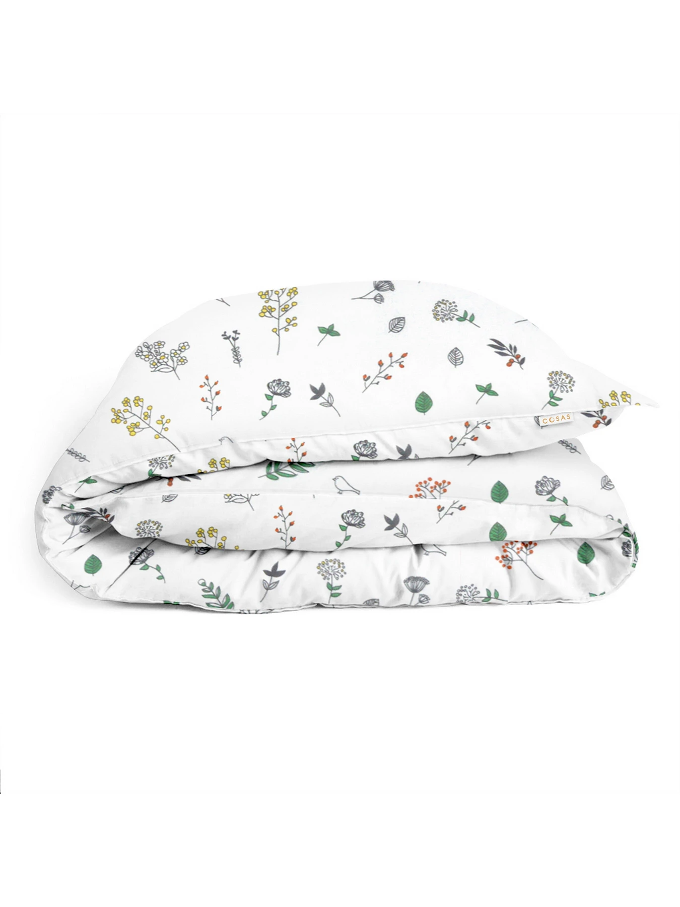 Детское постельное белье в кроватку WILDFLOWERS Cosas модель FoliageBirds_Olive_140 Детское постельное белье в кроватку WILDFLOWERS Cosas модель FoliageBirds_Olive_140 Фото
