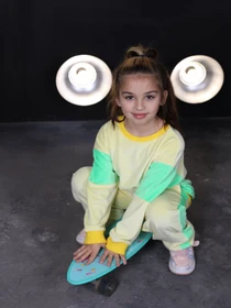 Костюми ISSA Plus модель CD-467_yellowlightgreen Фото
