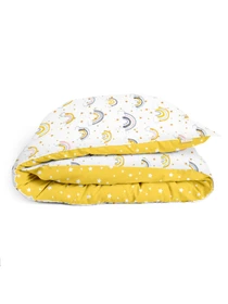 Детское постельное белье в кроватку RAINBOWS Cosas модель RainbowStarYellow_Starfall_140 Фото