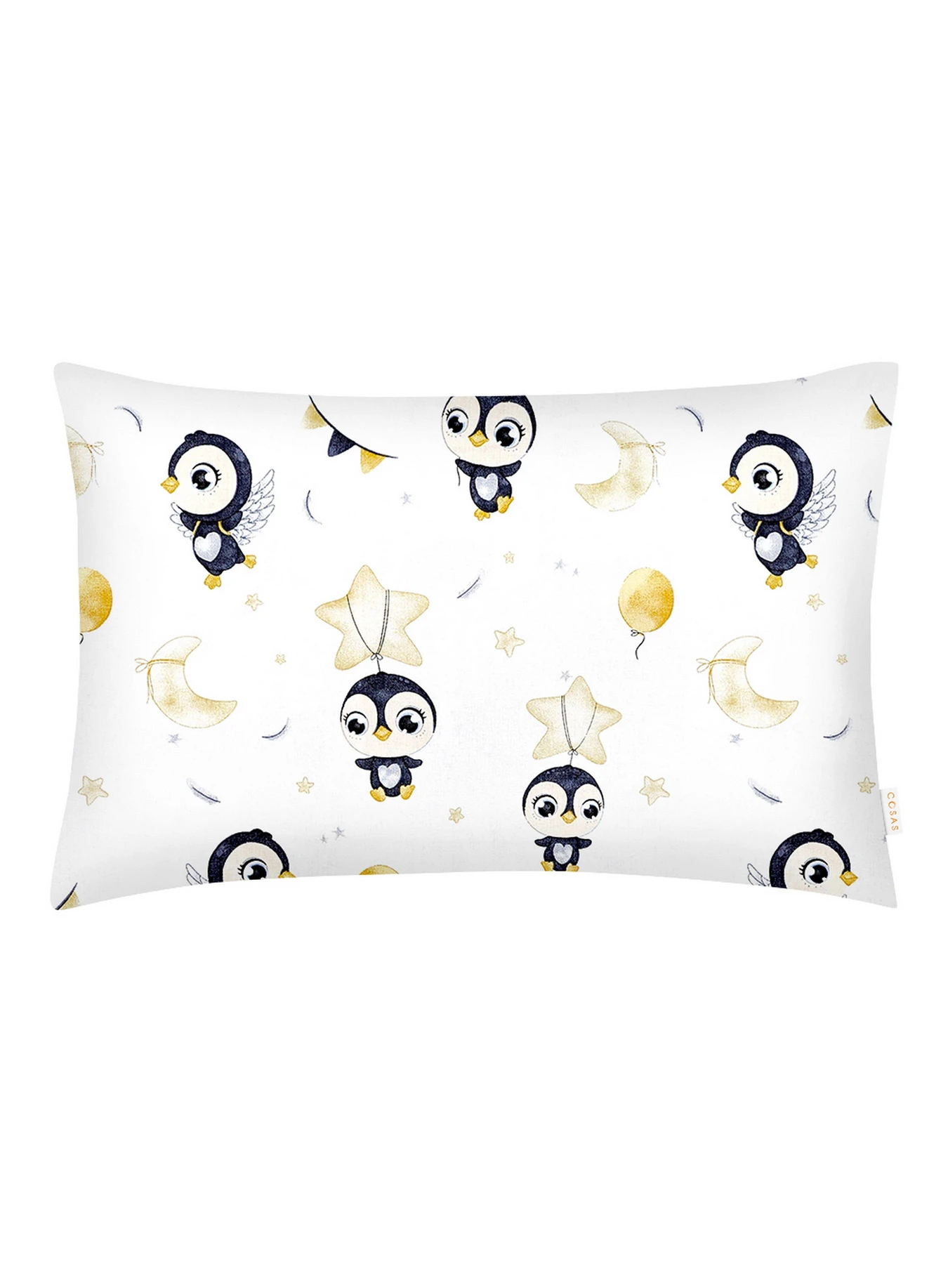 Детское постельное белье в кроватку PENGUINS Cosas модель PenguinsWhite_Dots_140 Фото