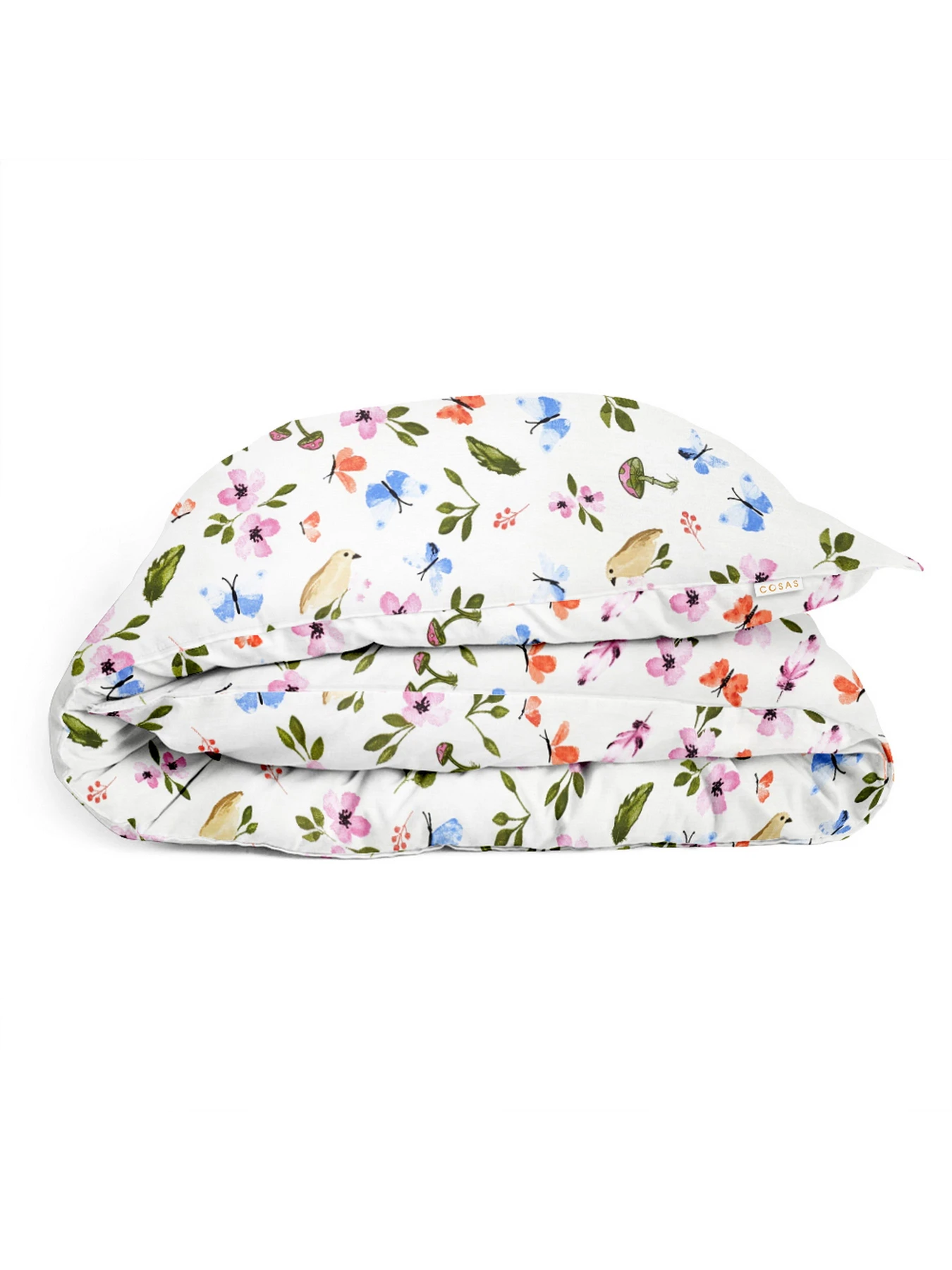 Детское постельное белье в кроватку HAPPY BIRDS Cosas модель BirdsMushrooms_Wave_140 Фото