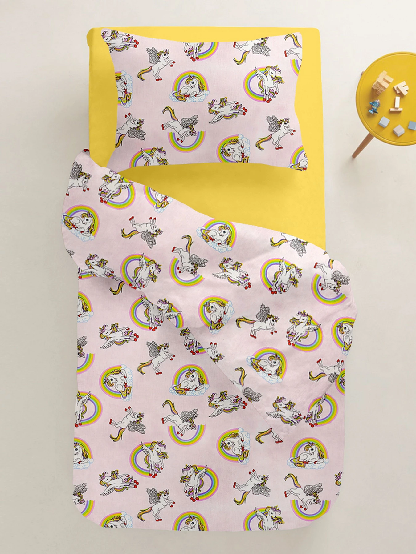 Детское постельное белье в кроватку RAINBOW UNICORN Cosas модель UnicornRainbowRose_Summer_140 Детское постельное белье в кроватку RAINBOW UNICORN Cosas модель UnicornRainbowRose_Summer_140 Фото
