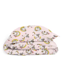 Детское постельное белье в кроватку RAINBOW UNICORN Cosas модель UnicornRainbowRose_Summer_140 Фото
