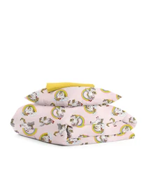Детское постельное белье в кроватку RAINBOW UNICORN Cosas модель UnicornRainbowRose_Summer_140 Фото
