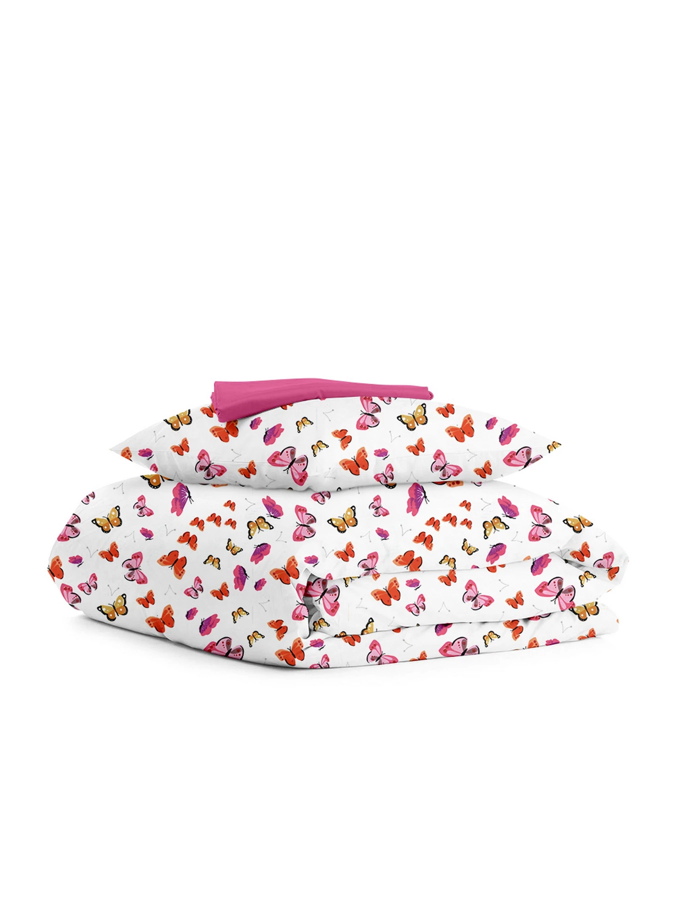 Детское постельное белье в кроватку BUTTERFLY Cosas модель ButterfliesYellowRed_El80-36Candy_140 Детское постельное белье в кроватку BUTTERFLY Cosas модель ButterfliesYellowRed_El80-36Candy_140 Фото