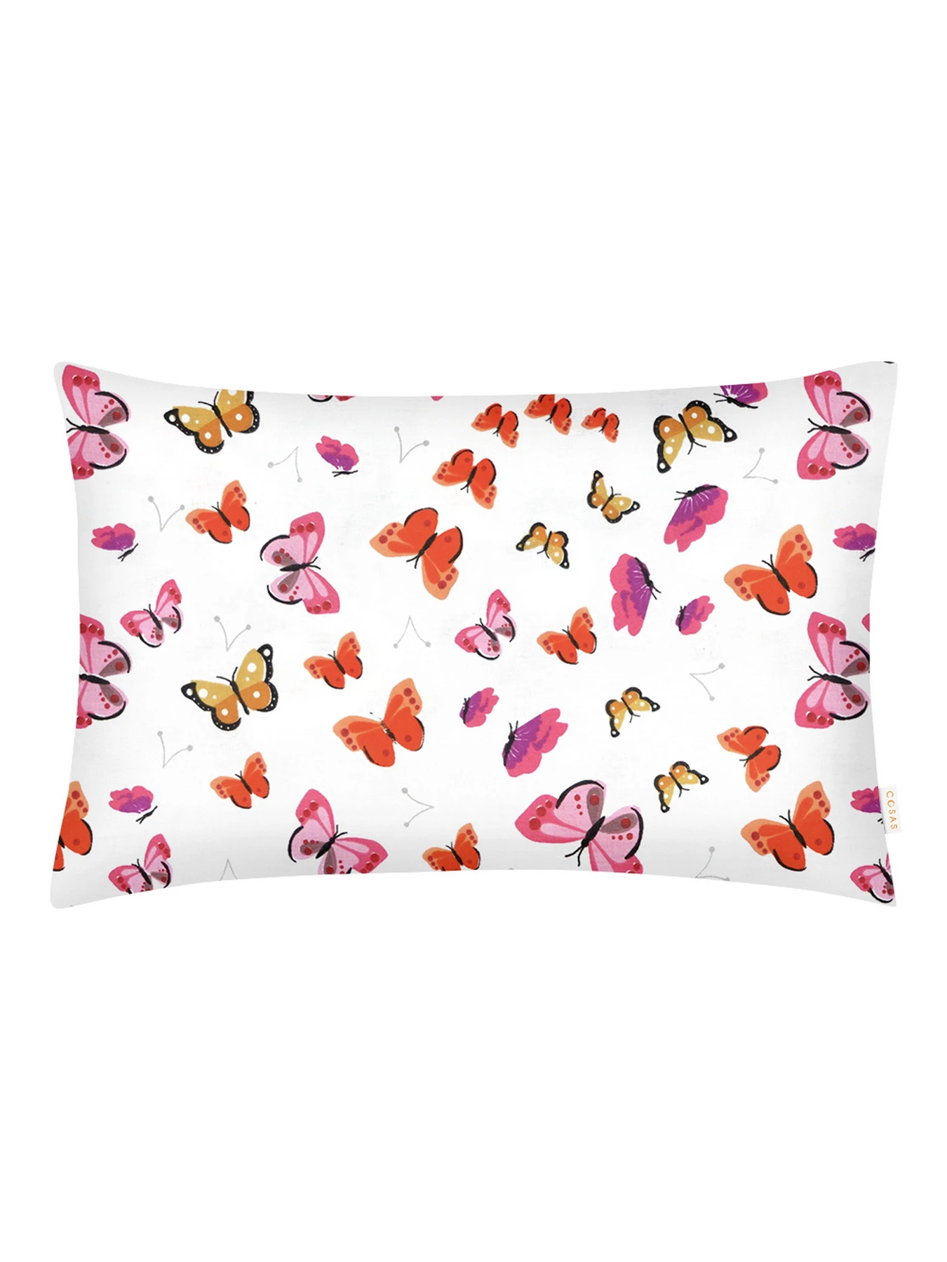 Детское постельное белье в кроватку BUTTERFLY Cosas модель ButterfliesYellowRed_40Rose_140 Детское постельное белье в кроватку BUTTERFLY Cosas модель ButterfliesYellowRed_40Rose_140 Фото