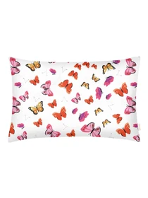 Детское постельное белье в кроватку BUTTERFLY Cosas модель ButterfliesYellowRed_40Rose_140 Фото