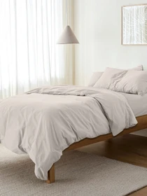 Дитяча постільна білизна в ліжечко IVORY Cosas модель Ranfors98_Cappuccino_El80-Cappuccino_140 Фото