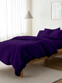 Дитяча постільна білизна в ліжечко DARK PLUM Cosas модель Ranfors89_PlumDark_El80-PlumDark_140 Фото