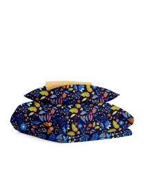 Детское постельное белье в кроватку FAIRY BUTTERFLY Cosas модель ButterfliesBlue_El80-Honey11_140 Фото