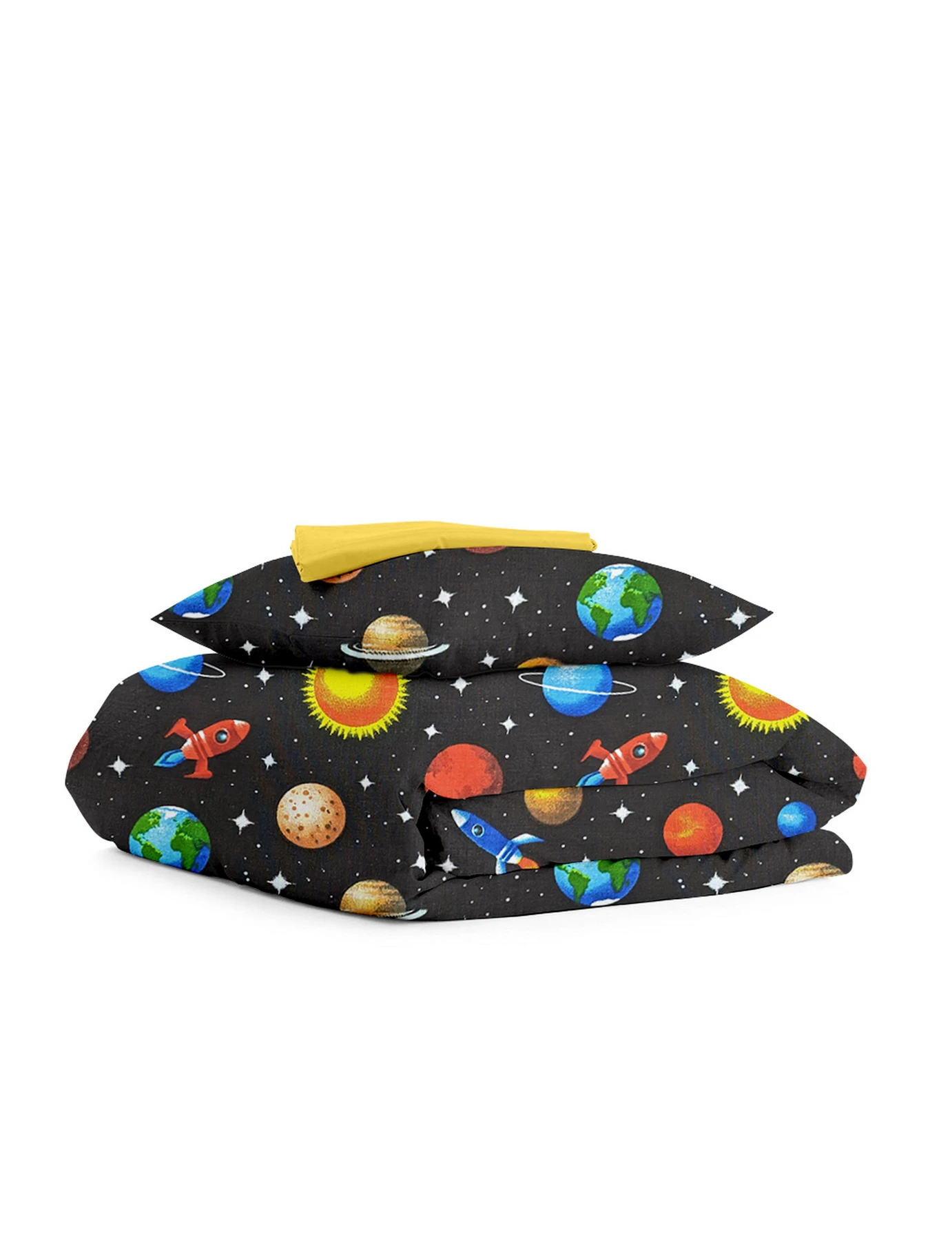 Дитяча постільна білизна в ліжечко SPACE Cosas модель SpaceBlack_Summer99_140 Дитяча постільна білизна в ліжечко SPACE Cosas модель SpaceBlack_Summer99_140 Фото