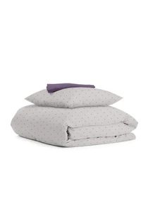 Дитяча постільна білизна в ліжечко MINI DOTS Cosas модель DotsGreyBeige_95Aurora_140 Фото