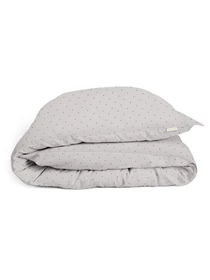 Дитяча постільна білизна в ліжечко MINI DOTS Cosas модель DotsGreyBeige_104Ashmint_140 Фото