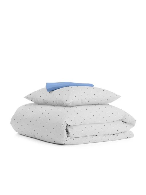 Дитяча постільна білизна в ліжечко MINI DOTS Cosas модель DotsGreyGrey_61Wave_140 Фото