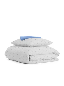 Детское постельное белье в кроватку MINI DOTS Cosas модель DotsGreyGrey_61Wave_140 Фото