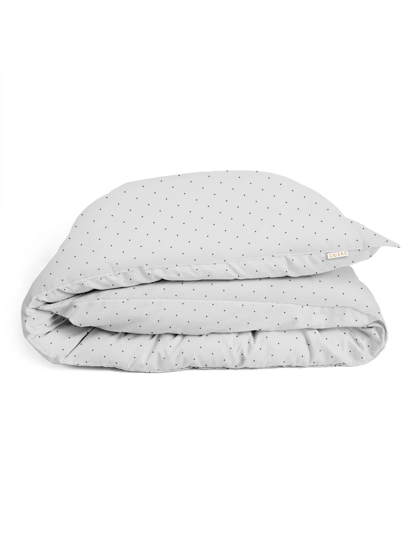Дитяча постільна білизна в ліжечко MINI DOTS Cosas модель DotsGreyGrey_94Marmalade_140 Фото
