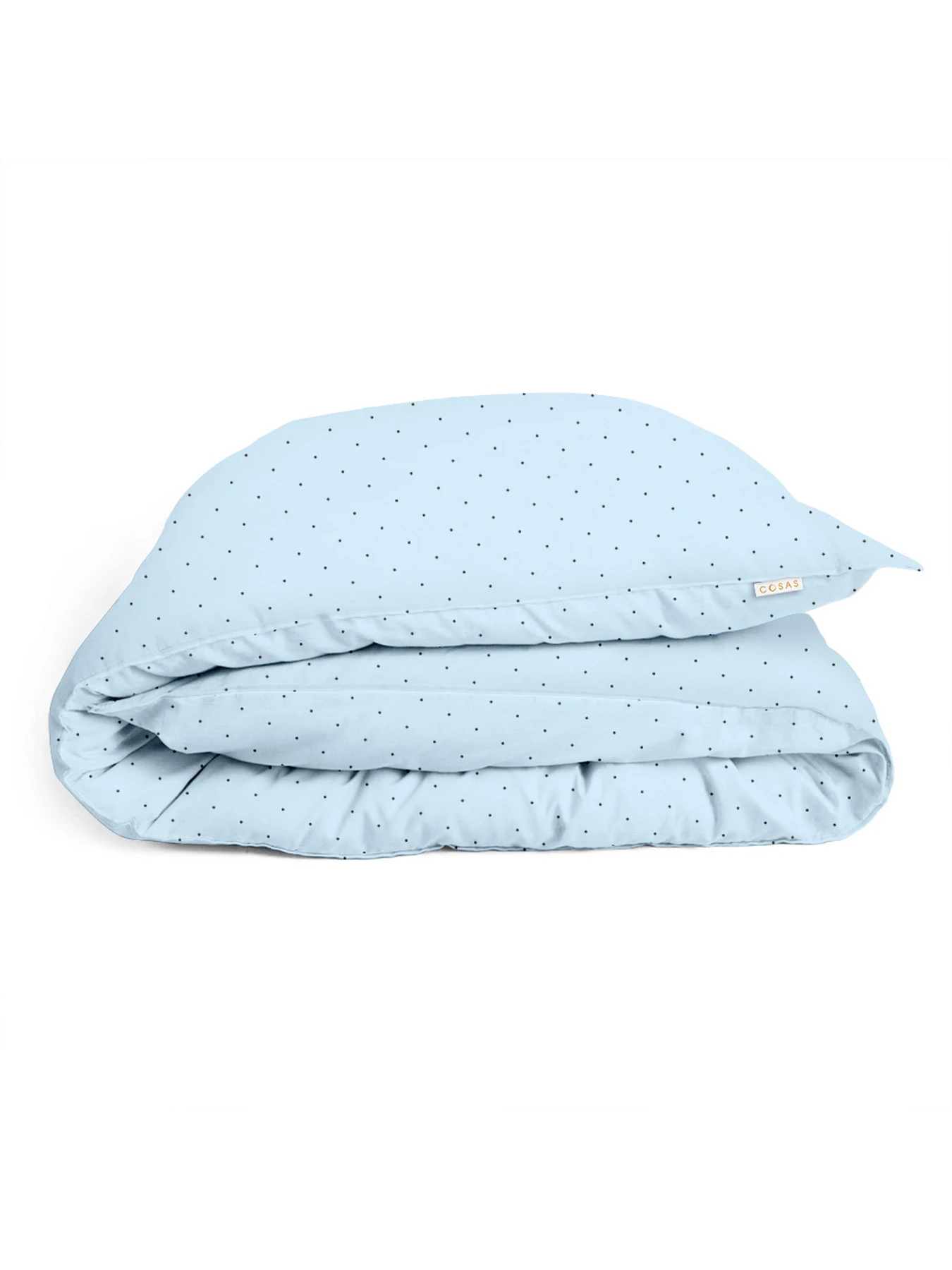Детское постельное белье в кроватку MINI DOTS Cosas модель DotsGreyLightBlue_68Sky_140 Детское постельное белье в кроватку MINI DOTS Cosas модель DotsGreyLightBlue_68Sky_140 Фото