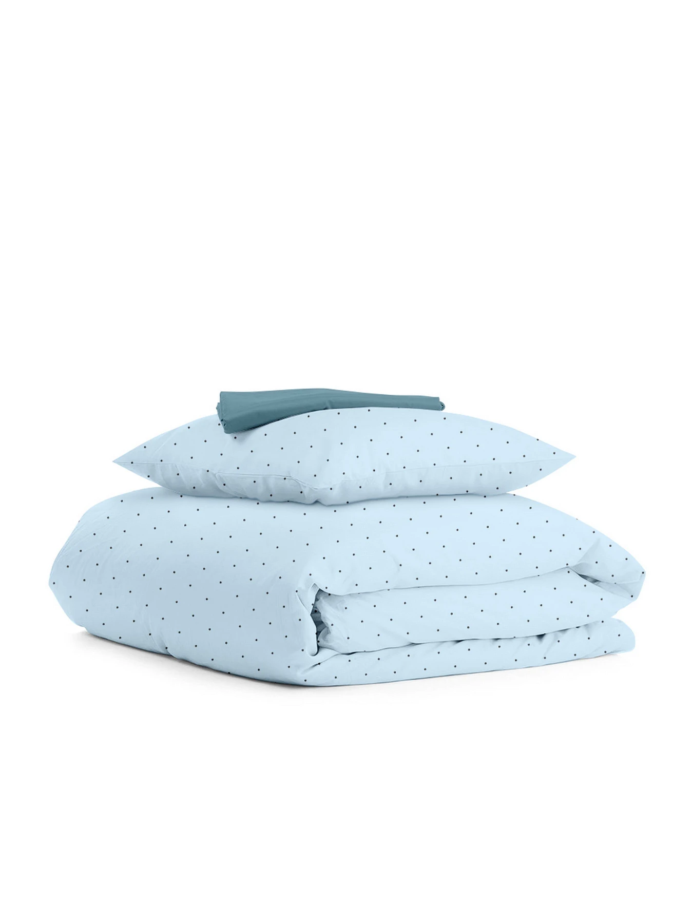 Детское постельное белье в кроватку MINI DOTS Cosas модель DotsGreyLightBlue_68Sky_140 Детское постельное белье в кроватку MINI DOTS Cosas модель DotsGreyLightBlue_68Sky_140 Фото