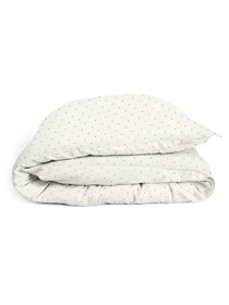 Детское постельное белье в кроватку MINI DOTS Cosas модель DotsGreyMilk_68Sky_140 Фото