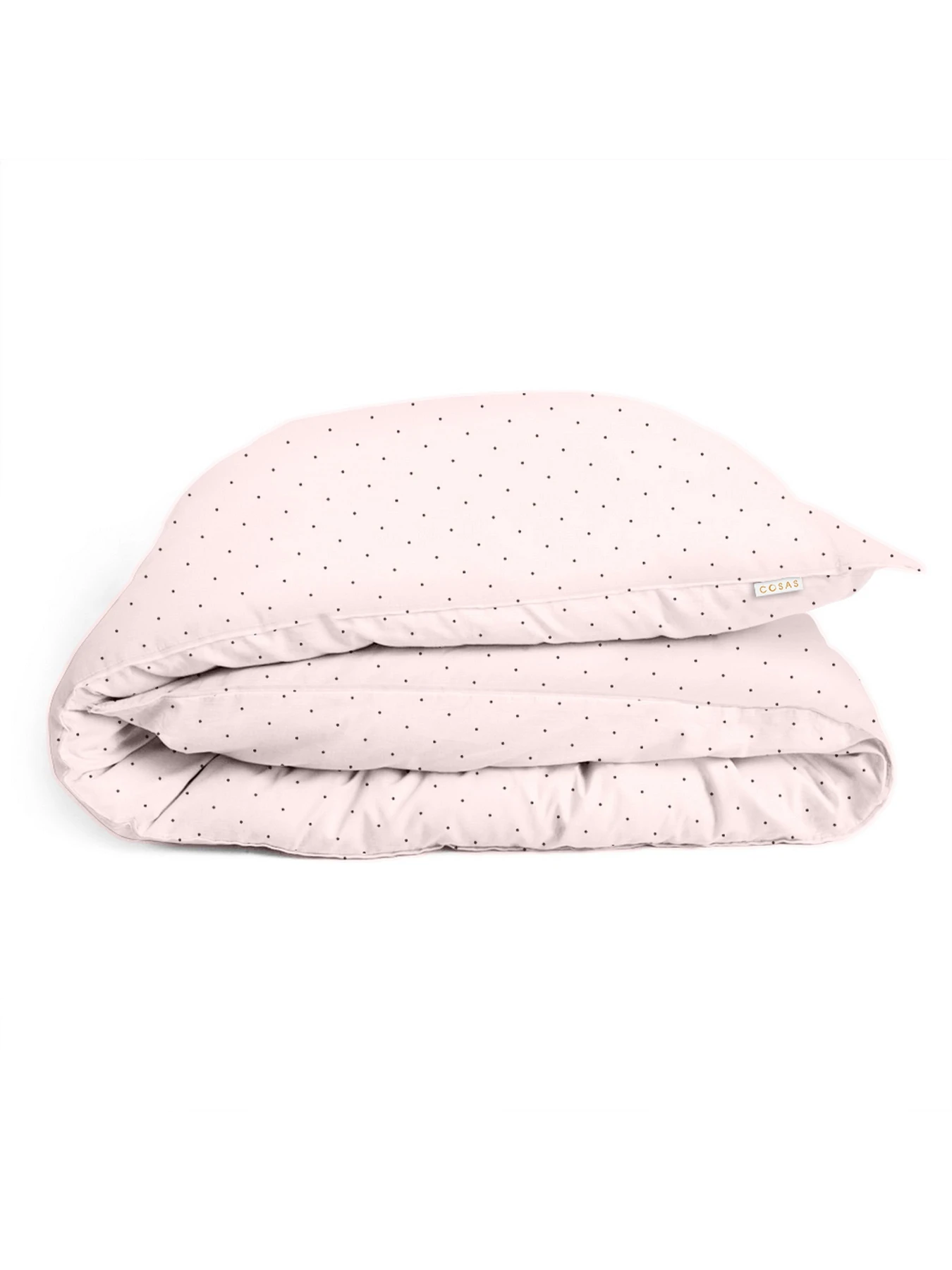 Дитяча постільна білизна в ліжечко MINI DOTS Cosas модель DotsGreyRose_95Aurora_140 Дитяча постільна білизна в ліжечко MINI DOTS Cosas модель DotsGreyRose_95Aurora_140 Фото