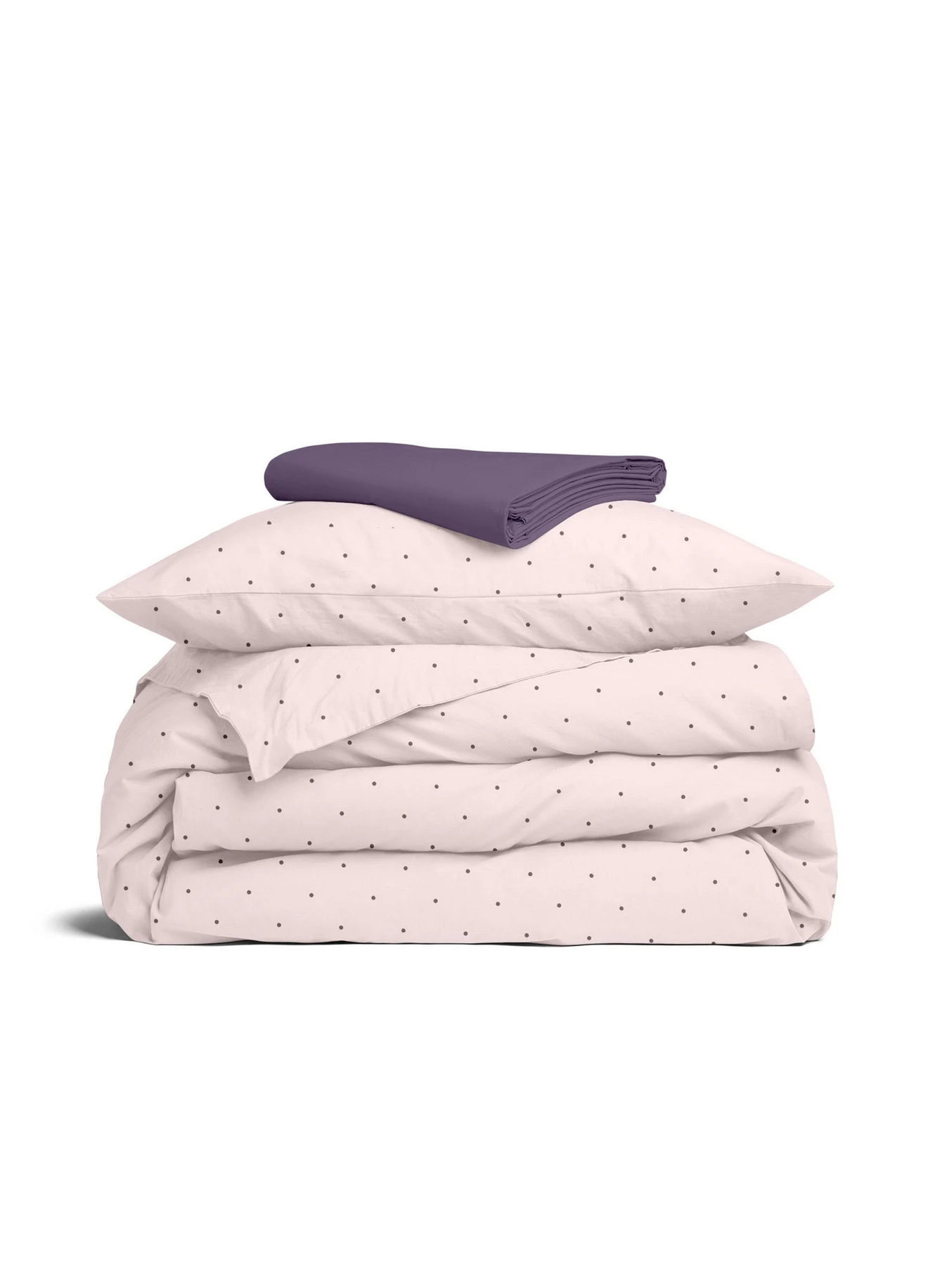 Дитяча постільна білизна в ліжечко MINI DOTS Cosas модель DotsGreyRose_95Aurora_140 Дитяча постільна білизна в ліжечко MINI DOTS Cosas модель DotsGreyRose_95Aurora_140 Фото