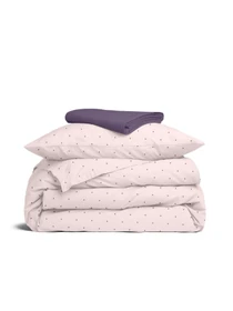 Дитяча постільна білизна в ліжечко MINI DOTS Cosas модель DotsGreyRose_95Aurora_140 Фото