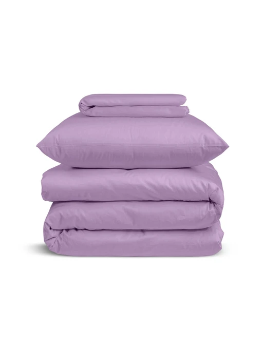 Дитяча постільна білизна сатин в ліжечко LAVENDER Cosas модель 25Satin_Lavender_El80-Lavender_140 Фото