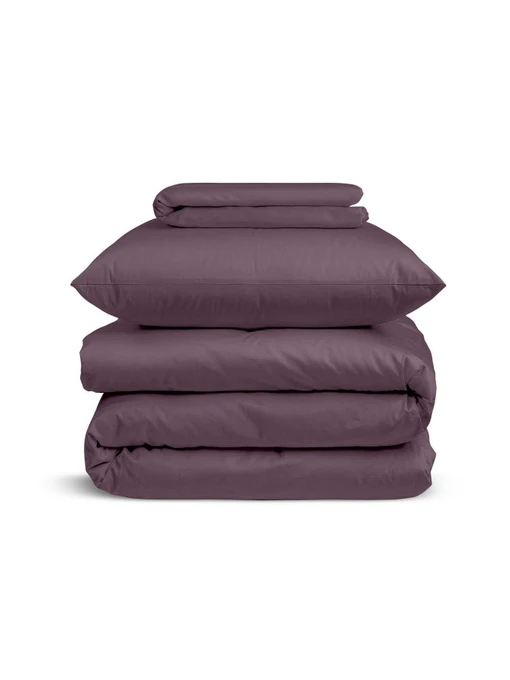 Детское постельное белье сатин в кроватку PLUM Cosas модель 32Satin_Plum_El80-Plum_140 Фото