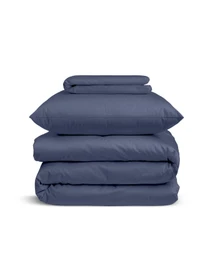 Детское постельное белье сатин в кроватку INDIGO Cosas модель 65Satin_Indigo_El80-Indigo_140 Детское постельное белье сатин в кроватку INDIGO Cosas модель 65Satin_Indigo_El80-Indigo_140 Фото