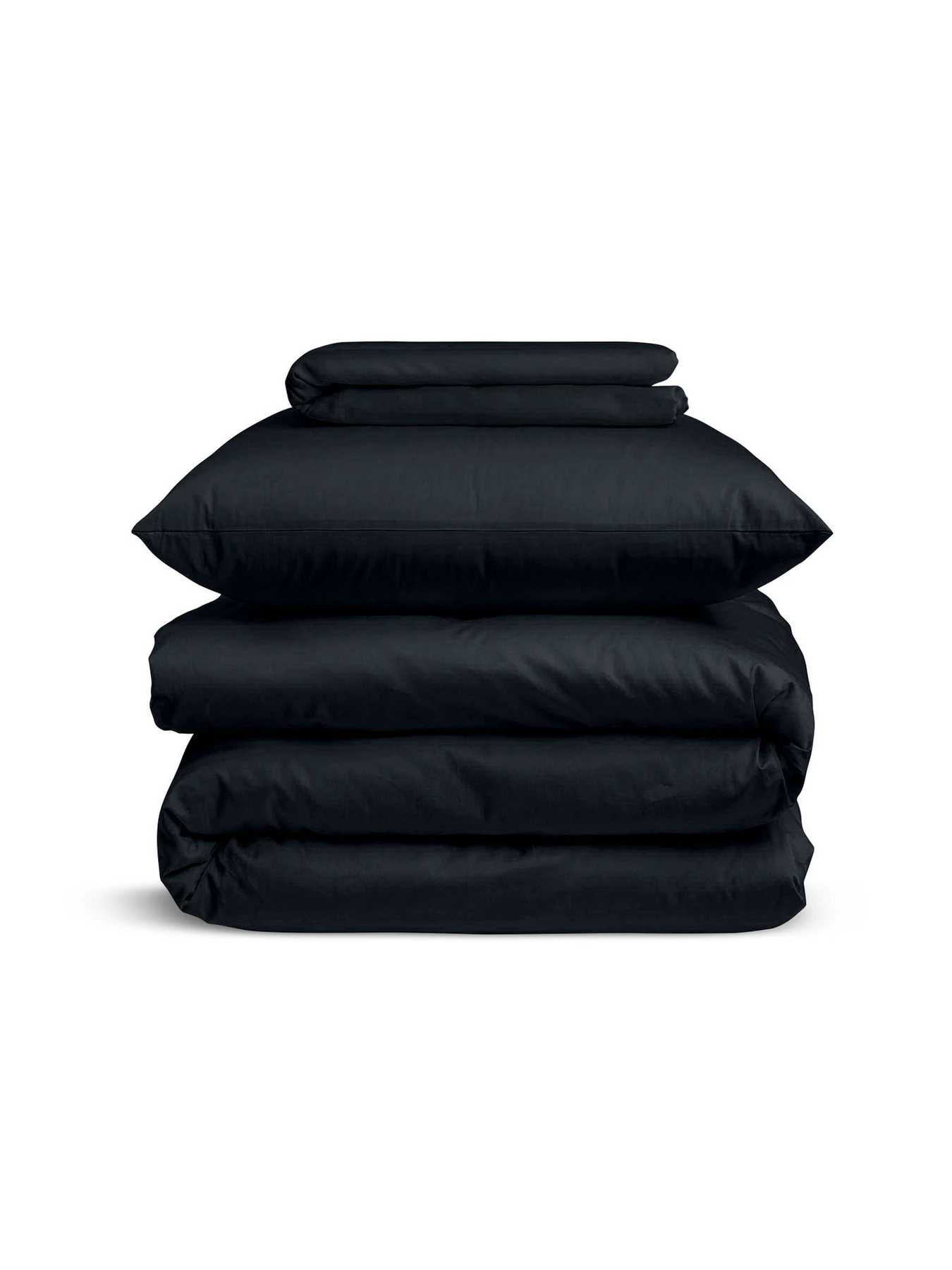 Детское постельное белье сатин в кроватку BLACK Cosas модель 00Satin_Black_El80-Black_140 Фото