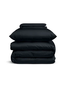 Детское постельное белье сатин в кроватку BLACK Cosas модель 00Satin_Black_El80-Black_140 Детское постельное белье сатин в кроватку BLACK Cosas модель 00Satin_Black_El80-Black_140 Фото