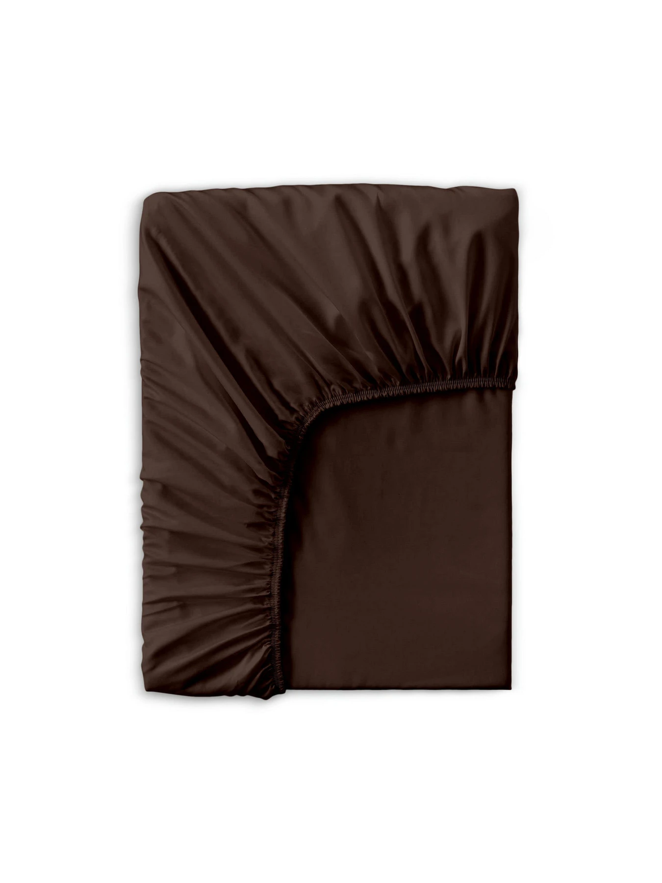 Детское постельное белье сатин в кроватку BROWN Cosas модель 11Satin_Brown_El80-Brown_140 Фото