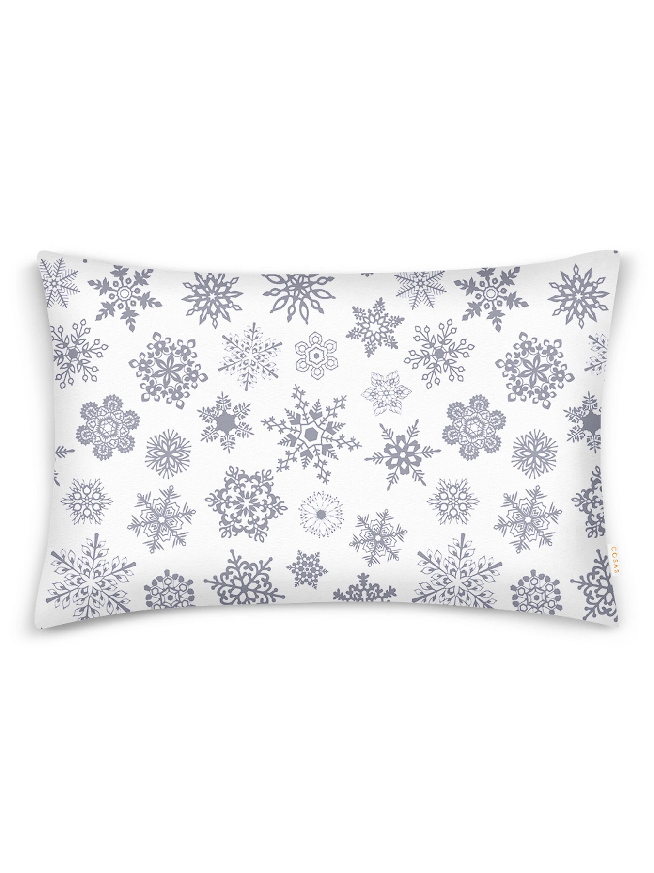 Дитяча постільна білизна в ліжечко SNOWFLAKES Cosas модель SnowflakesGrey_White_140 Фото
