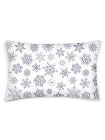 Дитяча постільна білизна в ліжечко SNOWFLAKES Cosas модель SnowflakesGrey_White_140 Фото