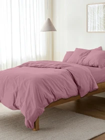 Дитяча постільна білизна в ліжечко LILAC Cosas модель Ranfors41_Lilac_El80-Lilac_140 Фото