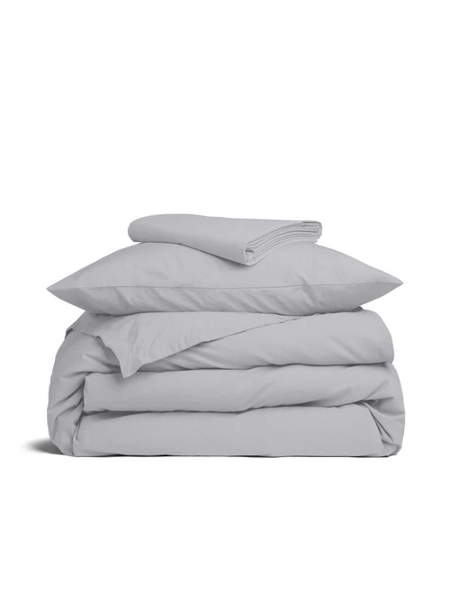 Дитяча постільна білизна в ліжечко SMOKY Cosas модель Ranfors52_Grey_El80-Grey_140 Фото