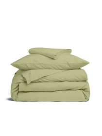 Детское постельное белье в кроватку OLIVE Cosas модель Ranfors78_Olive_El80-Olive_140 Фото