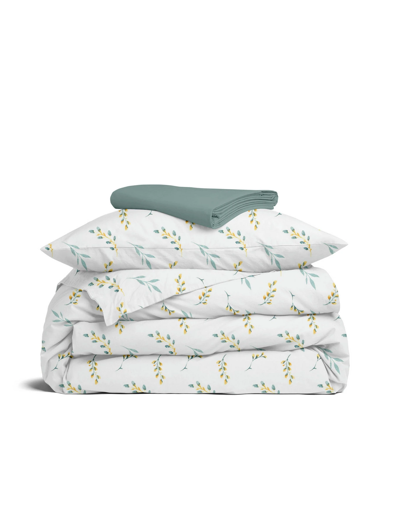 Детское постельное белье в кроватку PINE BRANCHLETS Cosas модель BudYellowMint_104Ashmint_140 Детское постельное белье в кроватку PINE BRANCHLETS Cosas модель BudYellowMint_104Ashmint_140 Фото