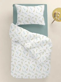 Детское постельное белье в кроватку PINE BRANCHLETS Cosas модель BudYellowMint_104Ashmint_140 Фото
